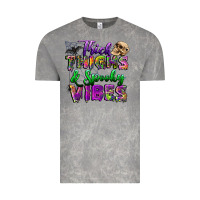 Thick Thighs And Spooky Vibes Vintage Tee | Teevron