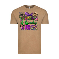 Vintage Coffee thick thighs and spooky vibes Vintage Tee - BundleAndBundleShop