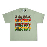 Oil Green i am black history Urban Heavy Tee - LillyAllenDesigns