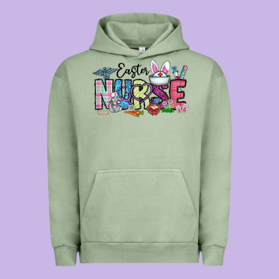 Easter Nurse Urban Hoodie Designed By Cowhidedigitalart