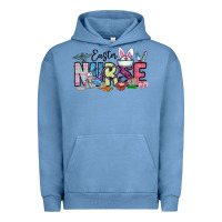 Pigment Pebble Blue easter nurse Urban Hoodie - CowhideDigitalArt