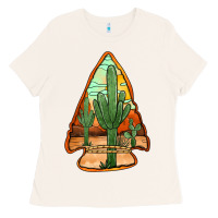 Bone desert cactus arrowhead Ladies Tee - Jasminsmagicworld