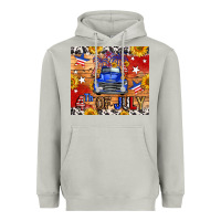 Moon Dust Fourth Of July Truck Heavyweight Hoodie - FaDigitalArtStudio