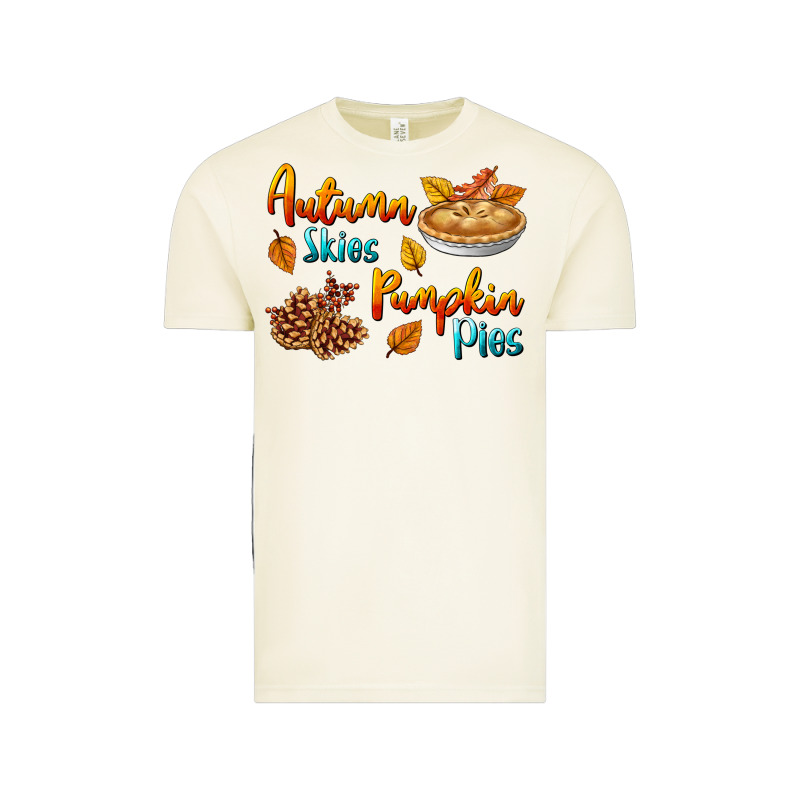 Autumn Skies Pumpkin Pies Vintage Tee by BundleAndBundleShop | Teevron