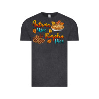 Vintage Black Autumn Skies Pumpkin Pies Vintage Tee - BundleAndBundleShop