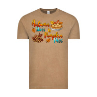 Vintage Coffee Autumn Skies Pumpkin Pies Vintage Tee - BundleAndBundleShop