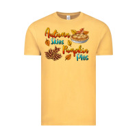 Vintage Mustard Autumn Skies Pumpkin Pies Vintage Tee - BundleAndBundleShop