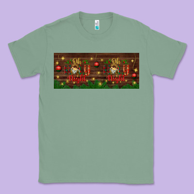 Oh Holy Night Classic Tee Designed By Bundleandbundleshop