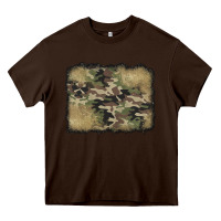 Chocolate Brown camouflage glitter background Heavy Core Tee - Jasminsmagicworld