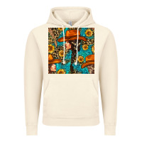 Vintage Artic Western Girl Hair Clasp And Sunflower With Leopard And Glitter Seamles Vintage Hoodie - BundleAndBundleShop