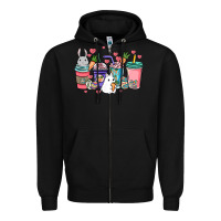 Black Easter Day coffee drink Zipper Hoodie - HowdyJamesFarm