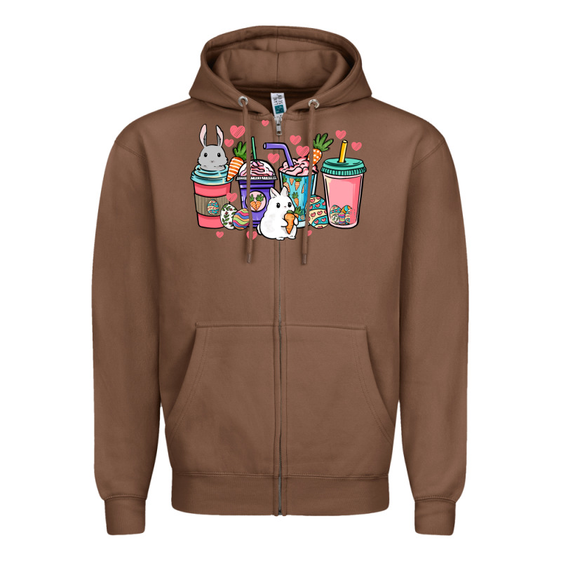 Easter Day Coffee Drink Zipper Hoodie by HowdyJamesFarm | Teevron