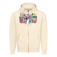 Sandshell Easter Day coffee drink Zipper Hoodie - HowdyJamesFarm