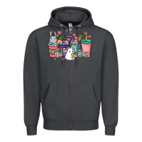 Smoke Easter Day coffee drink Zipper Hoodie - HowdyJamesFarm
