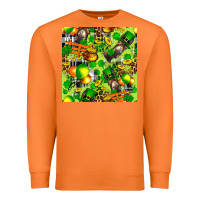 Carrot St. Patrick's Donkey With Shamrock Seamless Premium Sweatshirt - FaDigitalArtStudio