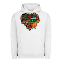 Pigment Lunar Rock festive western christmas heart Urban Hoodie - CowhideDigitalArt