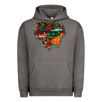 Pigment Tornado festive western christmas heart Urban Hoodie - CowhideDigitalArt