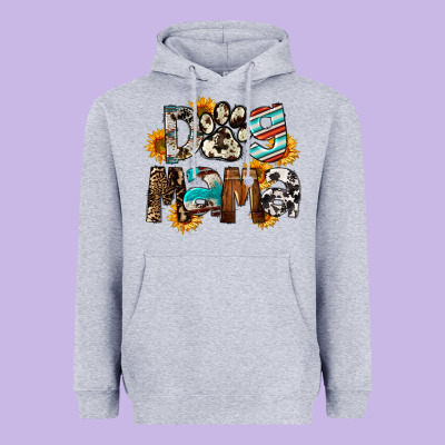 Dog Mama Mother's Day Heavyweight Hoodie Designed By Fadigitalartstudio