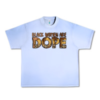 Grape Ice black women are dope Urban Heavy Tee - LillyAllenDesigns