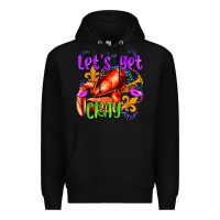 Black let's get cray with crawfish olivia Premium Hoodie - OliviaCreatesArt