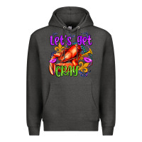 Charcoal Heather let's get cray with crawfish olivia Premium Hoodie - OliviaCreatesArt