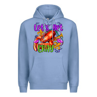 Colony Blue let's get cray with crawfish olivia Premium Hoodie - OliviaCreatesArt