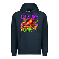 Navy let's get cray with crawfish olivia Premium Hoodie - OliviaCreatesArt