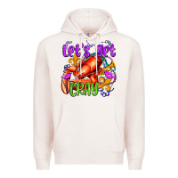 Pale Pink let's get cray with crawfish olivia Premium Hoodie - OliviaCreatesArt
