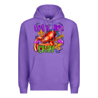 Purple let's get cray with crawfish olivia Premium Hoodie - OliviaCreatesArt