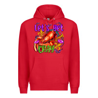 Red let's get cray with crawfish olivia Premium Hoodie - OliviaCreatesArt