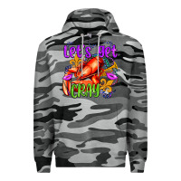 Slate Camo let's get cray with crawfish olivia Premium Hoodie - OliviaCreatesArt