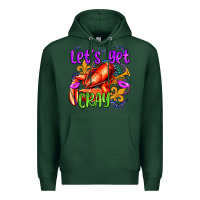 Sports Green let's get cray with crawfish olivia Premium Hoodie - OliviaCreatesArt
