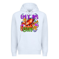 White let's get cray with crawfish olivia Premium Hoodie - OliviaCreatesArt