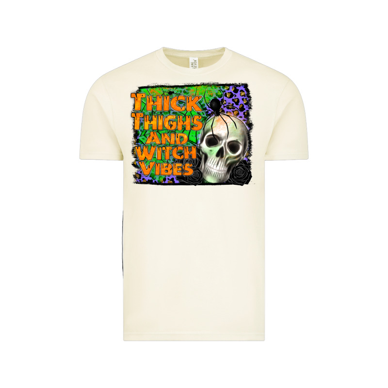 Thick Thighs And Witch Vibes Vintage Tee by JahusDesignShop | Teevron