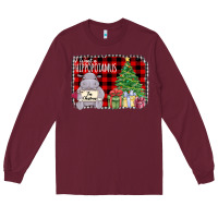 Burgundy I Want A Hippopotamus Long Sleeve Tee - Bettercallsaul