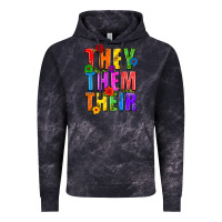 Cloud Black They Them Their Pride LGBTQ Vintage Hoodie - BundleAndBundleShop