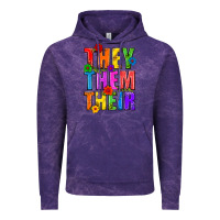 Cloud Purple They Them Their Pride LGBTQ Vintage Hoodie - BundleAndBundleShop