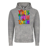 Cloud Rock They Them Their Pride LGBTQ Vintage Hoodie - BundleAndBundleShop