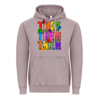 Vintage Zinc They Them Their Pride LGBTQ Vintage Hoodie - BundleAndBundleShop