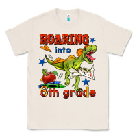 Natural roaring into 6th grade Classic Tee - BundleAndBundleShop
