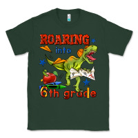 Sports Green roaring into 6th grade Classic Tee - BundleAndBundleShop