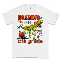 White roaring into 6th grade Classic Tee - BundleAndBundleShop