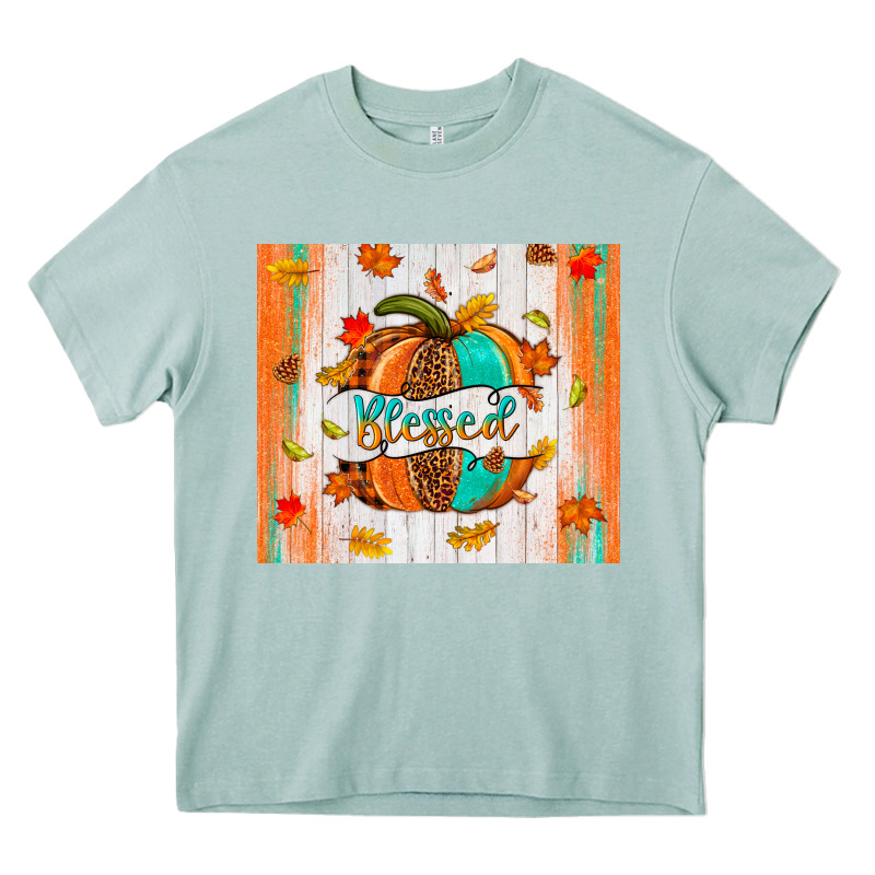 Blessed Pumpkin Heavy Core Tee by NancyCooperArtShop | Teevron