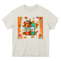 Cream blessed pumpkin Heavy Core Tee - NancyCooperArtShop
