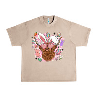 French Oak highland heifer easter Urban Heavy Tee - LillyAllenDesigns