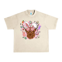 Sandshell highland heifer easter Urban Heavy Tee - LillyAllenDesigns