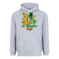 Heather Grey my first st. patricks day Heavyweight Hoodie - FaDigitalArtStudio