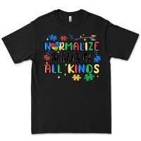 Black normalize minds of all kinds Premium Tee - MaliasSmallBusiness