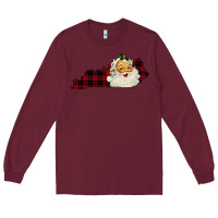 Burgundy Kentucky Santa Ho Ho Long Sleeve Tee - Bettercallsaul