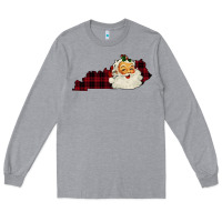Heather Grey Kentucky Santa Ho Ho Long Sleeve Tee - Bettercallsaul